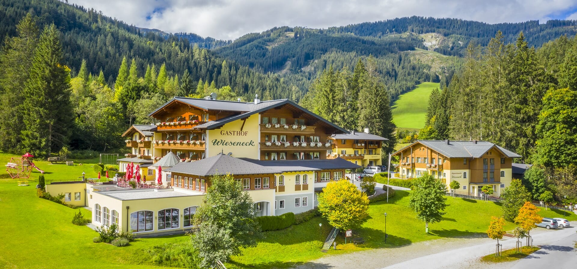 Hotel Wieseneck in Flachau im Schigebiet Ski Amadè in Salzburg